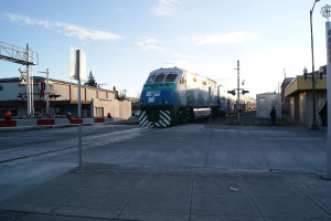 SoundTransit train Puyallup Station Feb. 5