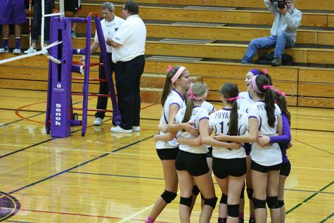 The Puyallup volleyball team faced Bethel High School Oct. 14 and lost 0-3.