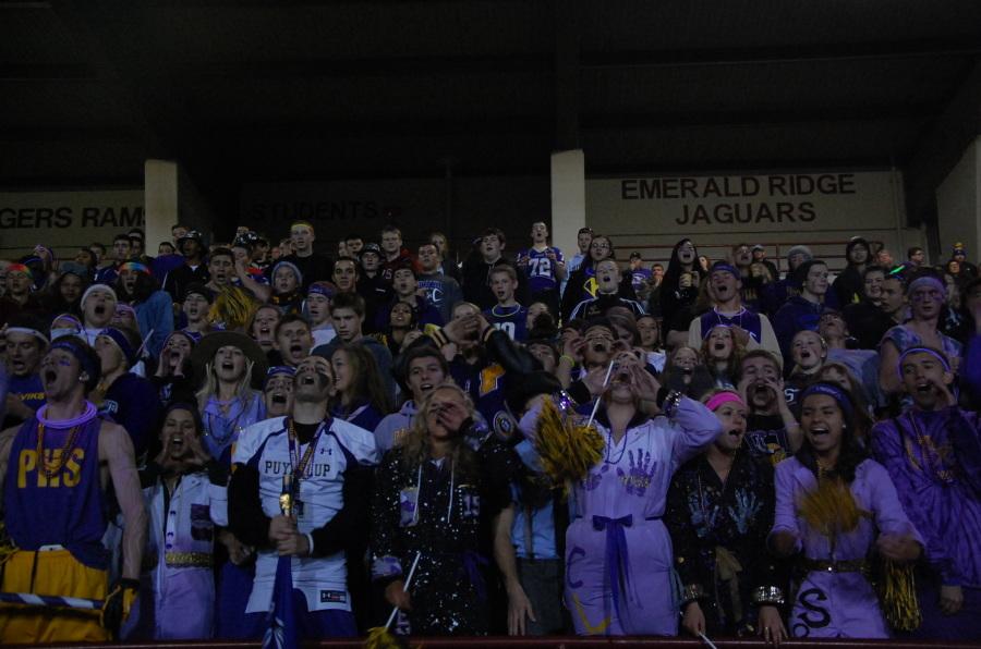 The Puyallup football team wins against Rogers High School 35-0 Oct. 31. This was also Puyallups homecoming game.