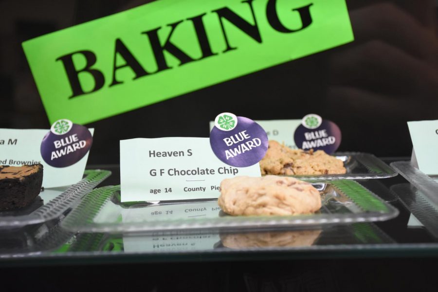 A 14-year-old Heaven S. had won a Blue Award for baking gluten free chocolate chip cookies. She was one of the many winners in the children competition this year.