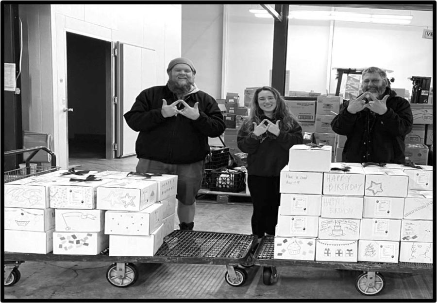 DECA donates Birthday Boxes to Puyallup Food Bank