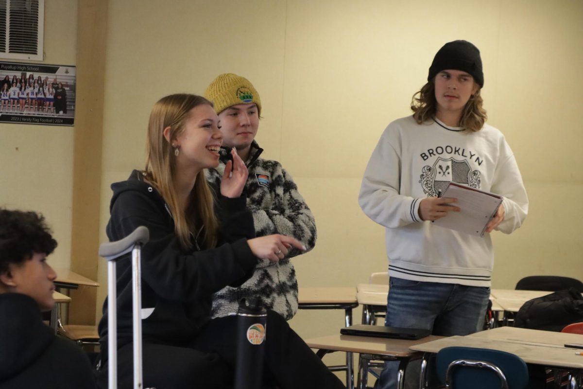 Howe's Senior English Class Participates in Philosophical Chairs Activity